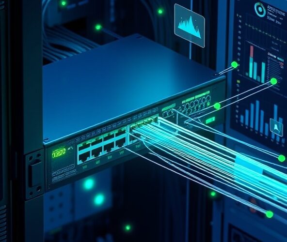 Jakie cechy switcha ethernetowego zapewnią niską latencję w firmie?