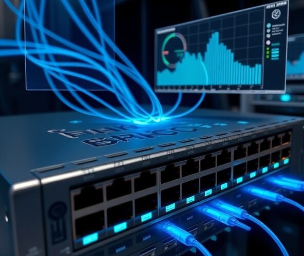 Jakie cechy switcha ethernetowego zapewnią niską latencję w firmie?