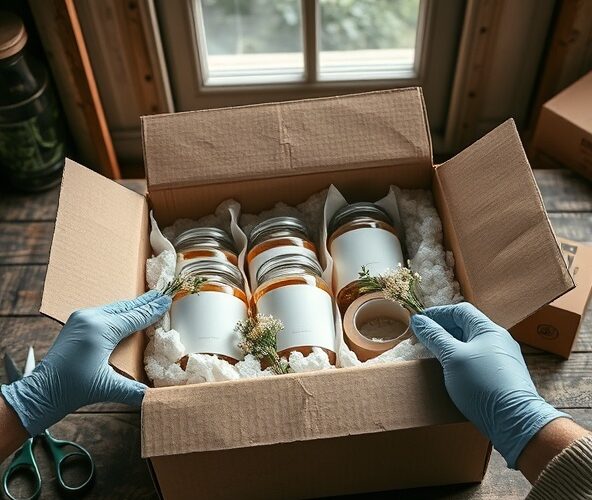 Jak bezpiecznie wysłać syrop z kwiatów czarnego bzu kurierem?