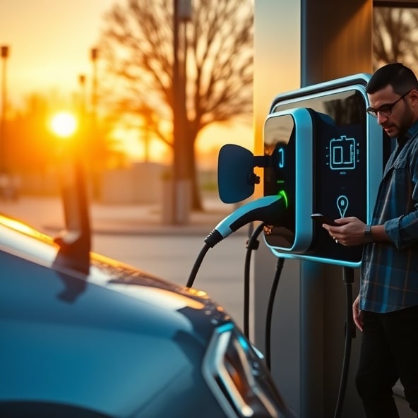 szybka ładowarka do samochodu elektrycznego