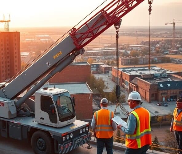 Ile kosztują usługi dźwigowe z operatorem w Łodzi i okolicach?