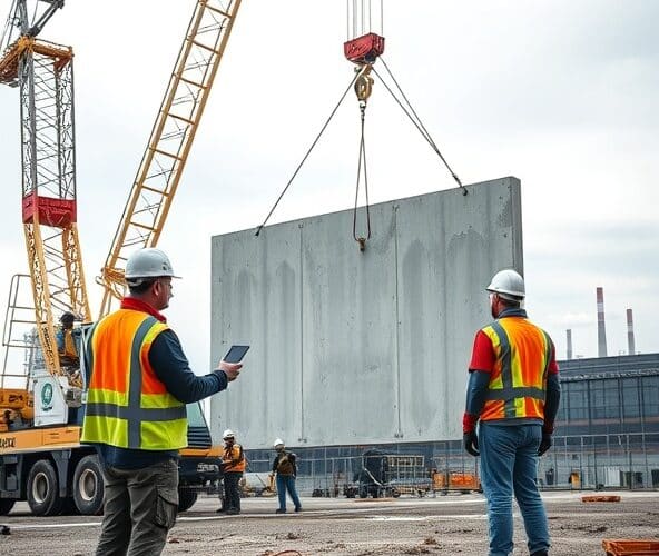 Jak wybrać usługi dźwigowe w Dąbrowie Górniczej do montażu stropu?