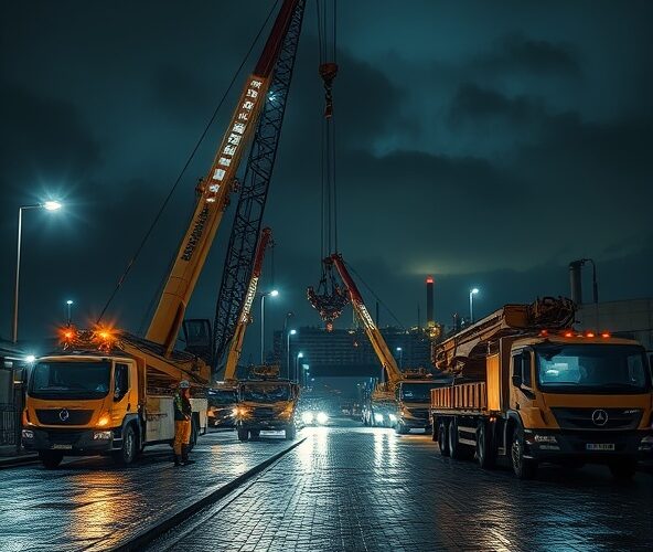 Gdzie znaleźć całodobowe usługi dźwigowe w Dąbrowie Górniczej?