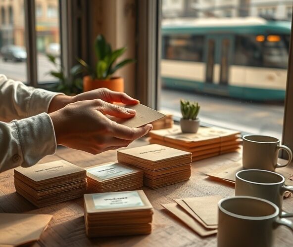 Gdzie na Woli zamówić ekologiczne wizytówki w Warszawie tanio?