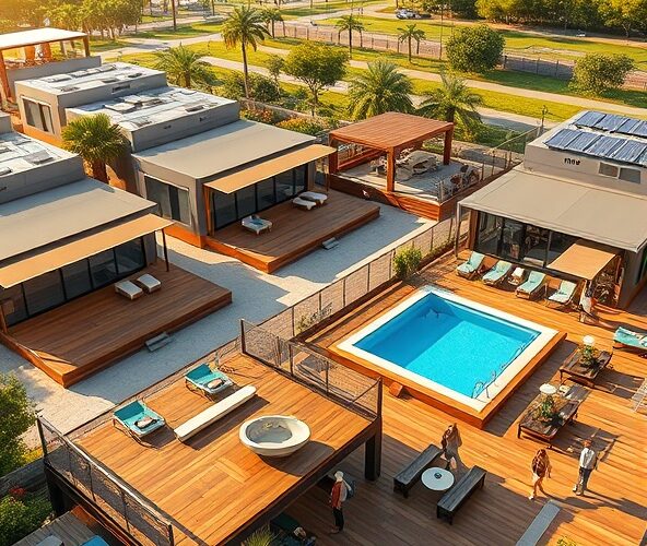 Jakie udogodnienia zwiększą obłożenie wynajmu domów modułowych latem?