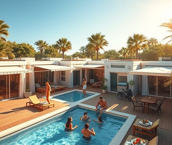 Jakie udogodnienia zwiększą obłożenie wynajmu domów modułowych latem?