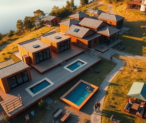 Jakie udogodnienia zwiększą obłożenie wynajmu domów modułowych latem?