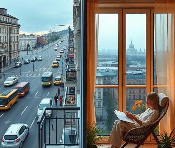 Który system zabudowy balkonu w Warszawie wyciszy wnętrze?