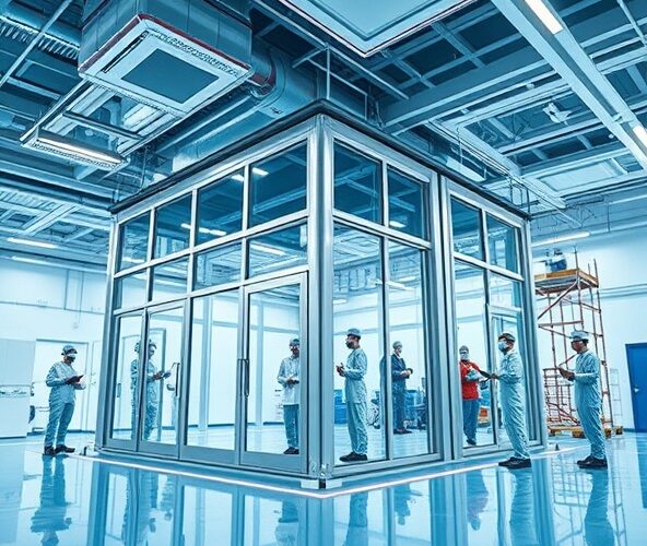 Czy zabudowa clean room modułowa przyspieszy odbiór w farmacji?