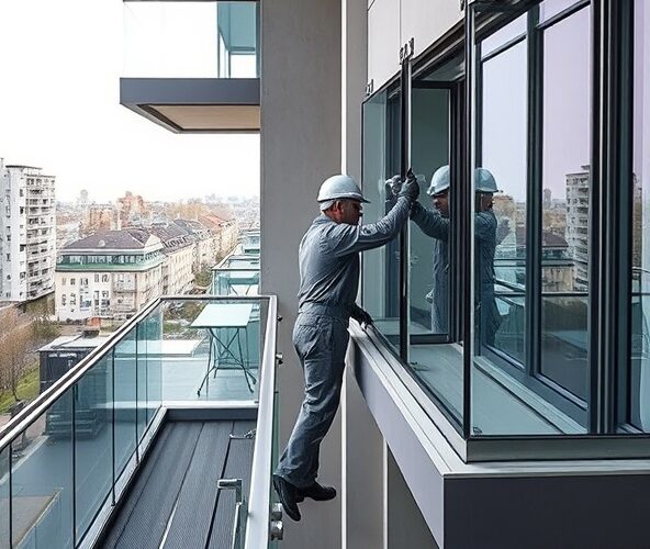 Jak wybrać zakład szklarski w Warszawie do zabudowy balkonu bez ram?