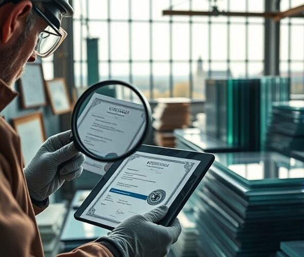 Jak sprawdzić certyfikaty zakładu szklarskiego w Warszawie?