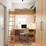 Jak wybrać drabinkę z biurkiem do pokoju nastolatka w małym mieszkaniu? drabinka z biurkiem do pokoju