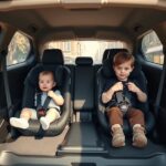 fotelik przodem i tyłem