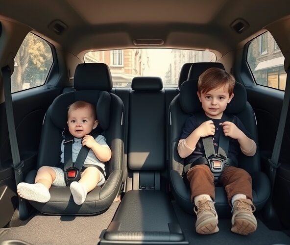 Od kiedy wozić dziecko w foteliku przodem i tyłem w małym aucie miejskim?