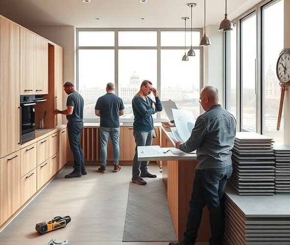 Ile trwa projekt i montaż kuchni na zamówienie w Warszawie?