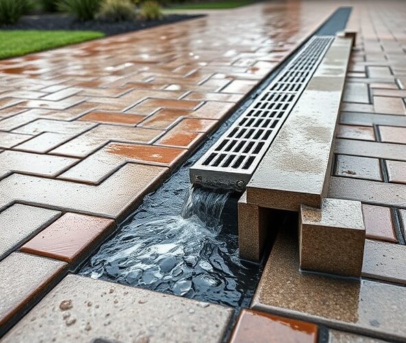 Czy odwodnienie liniowe ACO wystarczy na podjazd z kostki?