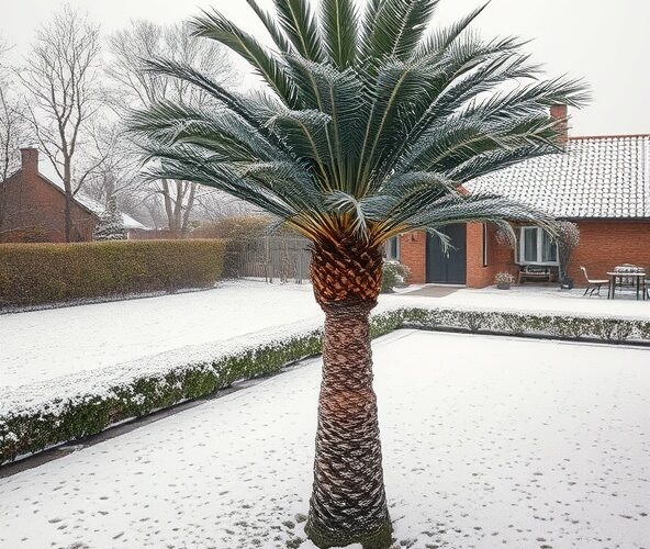 Czy palma w polskim ogrodzie przetrwa zimę bez okrycia na Mazowszu?