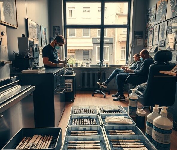 Tatuażyści 77ink na Pradze w Warszawie: autoklaw, jednorazowe igły?