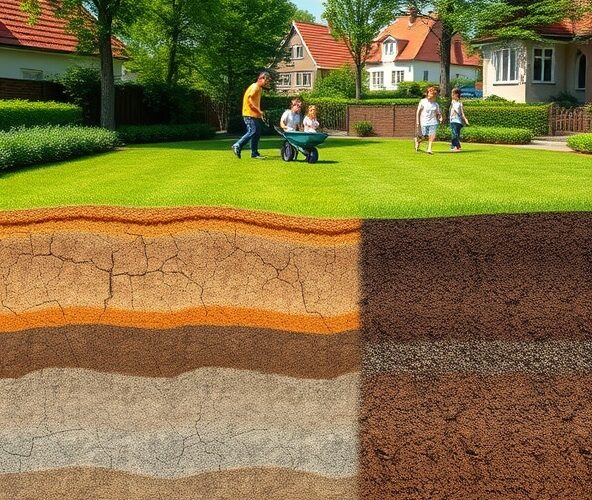 Jak założyć trawnik w Michałowicach na ciężkiej glinie, żeby nie żółkł latem?