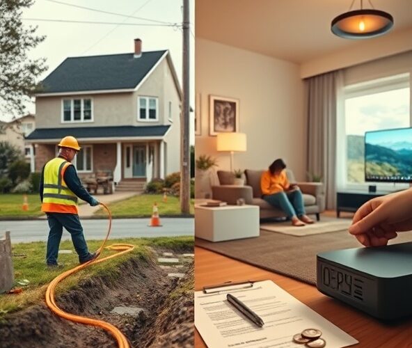 Ile kosztuje podłączenie światłowodu do domku jednorodzinnego?