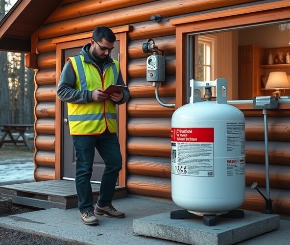 Jak bezpiecznie podłączyć butlę gazową do ogrzewania domku całorocznego?