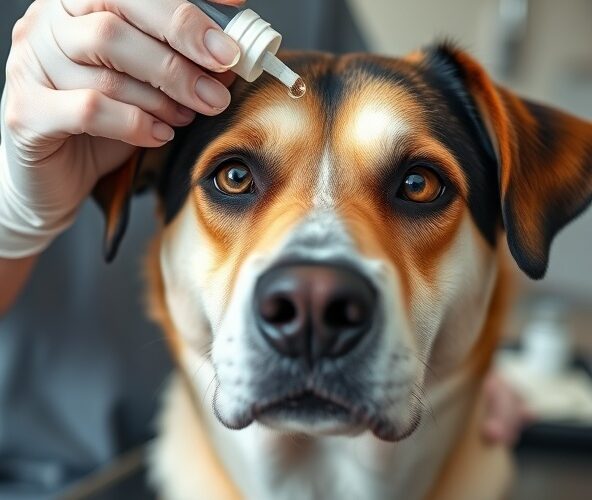 Jak wybrać krople dla psa przy ropiejących oczach?