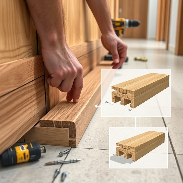 montaż trepów na beton