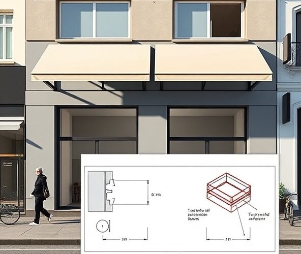Jak obliczyć, ile zamówić parasoli 3×4 na zadaszenie witryny 6m?
