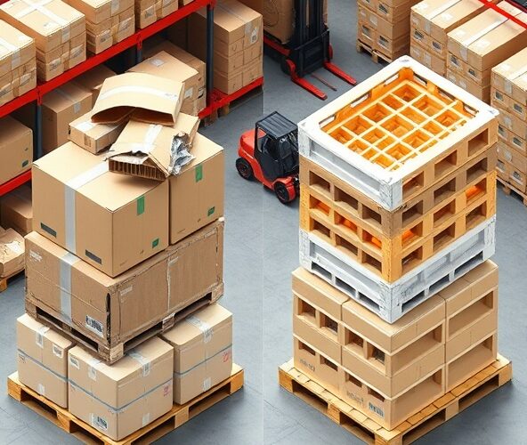 Jak dobrać pojemniki transportowo magazynowe, aby zminimalizować uszkodzenia delikatnych produktów podczas wysyłek paletowych?