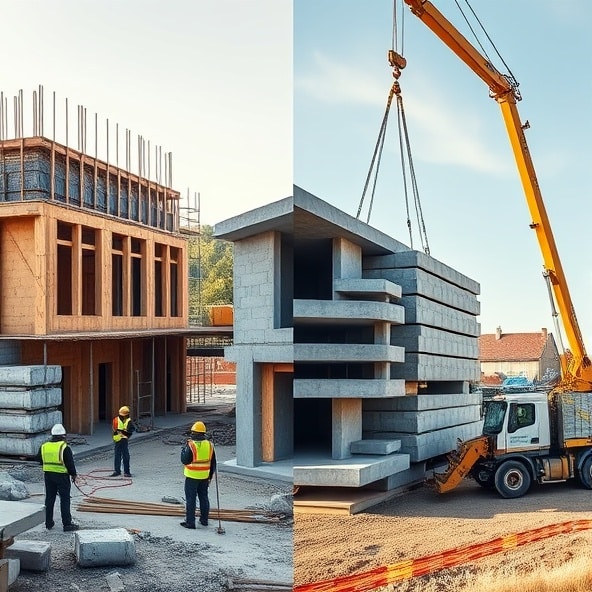 prefabrykowane podciągi żelbetowe