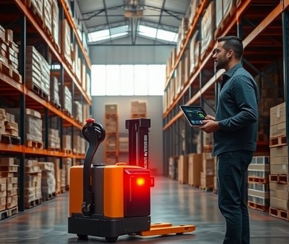 Czy monitoring ręcznego wózka paletowego dla małego magazynu zmniejszy przestoje?