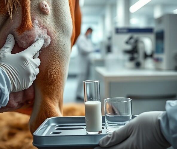 Czy żel rozgrzewająco-chłodzący do wymion wpływa na badania mleka?