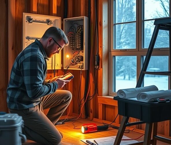 Jak sprawdzić okablowanie domku bez pozwolenia przed zimą?