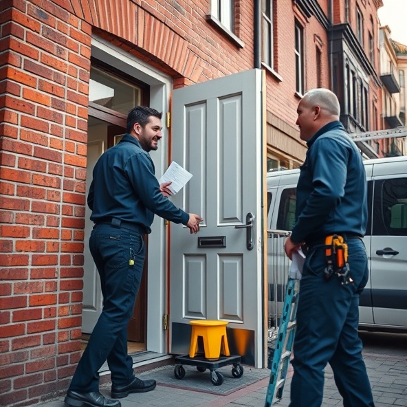 drzwi zewnętrzne z montażem łódź