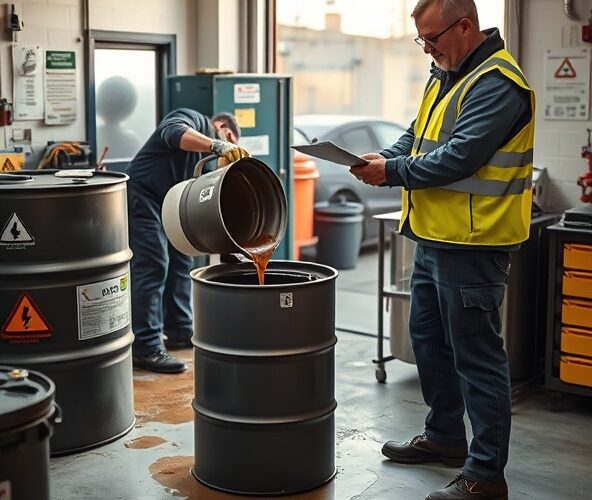 Gdzie utylizować olej silnikowy z małego warsztatu, by spełnić BDO i nie przepłacić?