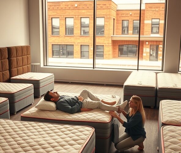 Czy sklep z materacami w Łodzi daje możliwość darmowego testu leżenia?