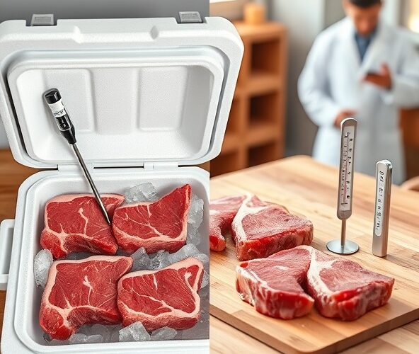 Czy styropianowe pojemniki termoizolacyjne zabezpieczą mięso w 20°C?