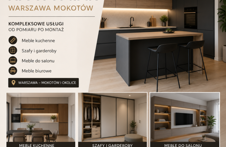 Meble na wymiar w Warszawie Mokotów – Jak wybrać idealne rozwiązania do swojego wnętrza?