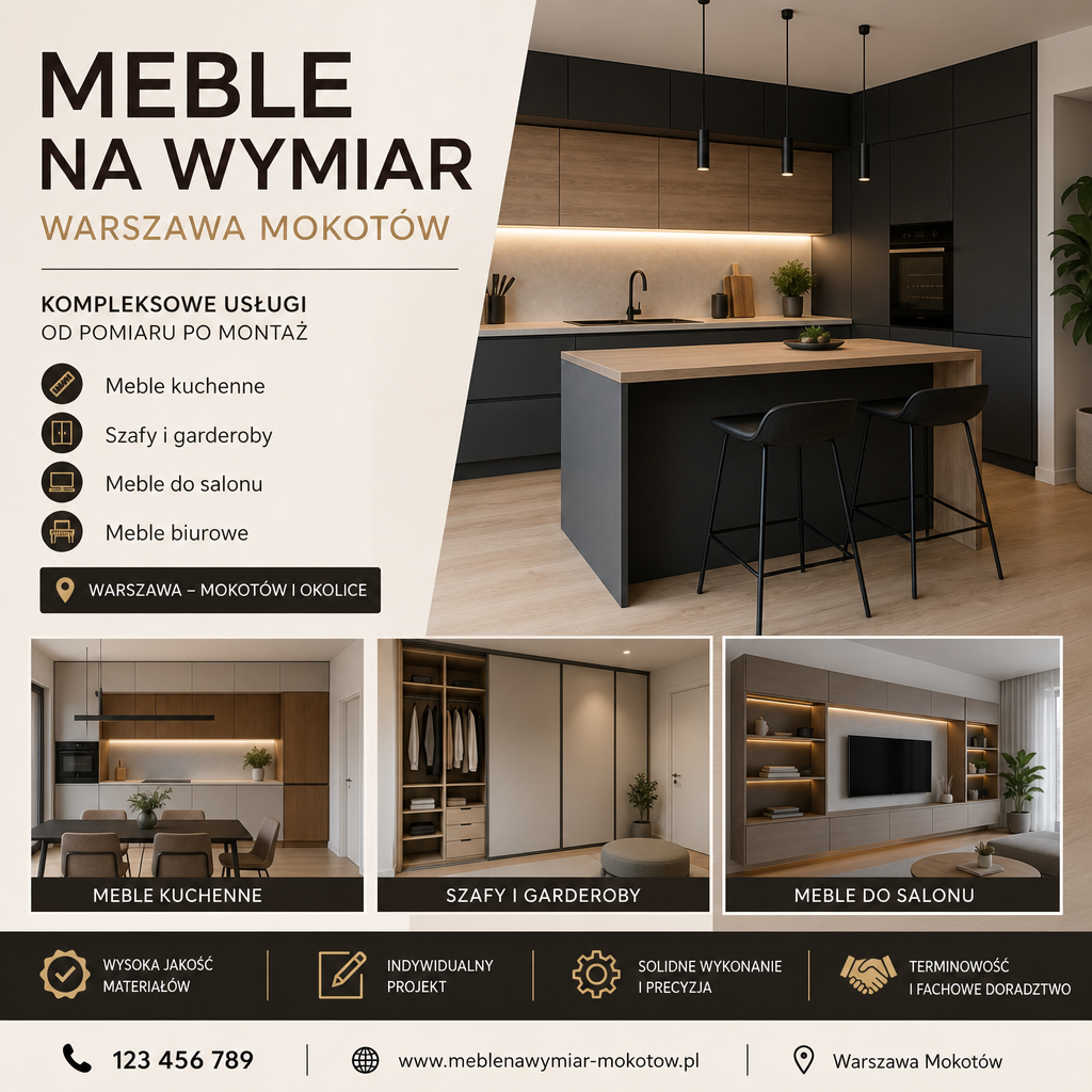 meble na wymiar warszawa mokotów